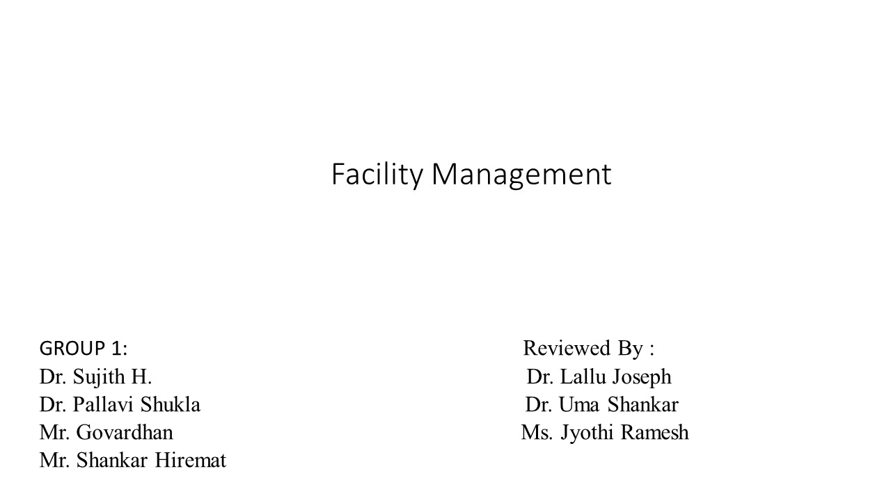 Facility Management